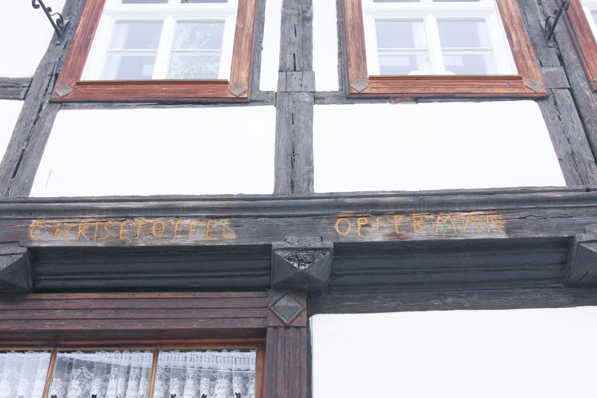 Urlaub Im Fachwerk - Das Sattlerhaus Quedlinburg Esterno foto
